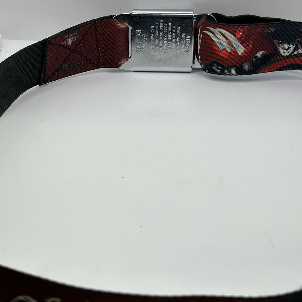 Buckle-Down Black and Brown Graphic Belt - Picture 3 of 7